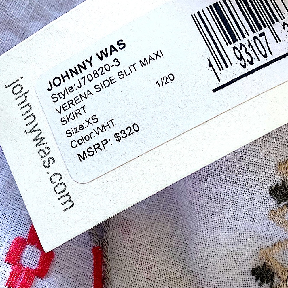 ๐SOLD๐ LAST ONE Johnny Was Maxi Skirt XS NWT - No offers. Final Price. - Picture 11 of 13